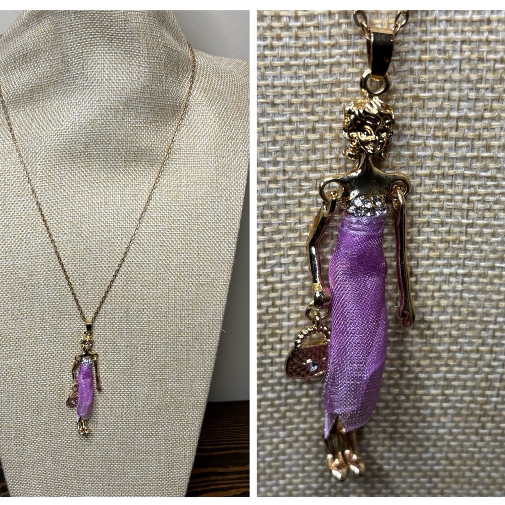 Fashion Lady Doll Pendant Necklace